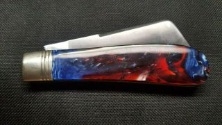 Colonial Coon Cotton Sampler Knife Painted Pony 1 of 6 Made Old Glory Corelon 3