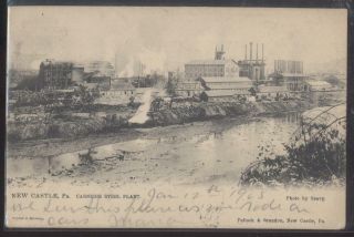 Postcard Castle Penn/pa Early 1900 