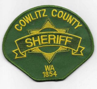 Cowlitz County Sheriff Shoulder Patch Washington State