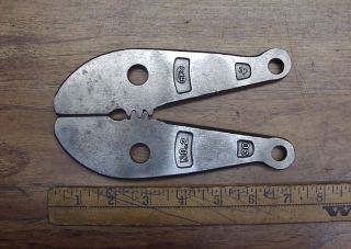 NOS H.  K.  Porter No.  2 Clipper,  Side Cutting Replacement Jaws,  For 1/2 