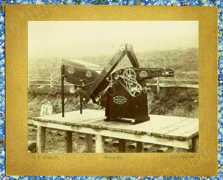 1900s SUCCESS TOBACCO SCRAP MACHINE PHOTO RED LION PA YORK COUNTY PHOTOGRAPHER 2