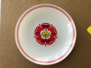 1957 World Scout Jamboree,  Uk Souvenir Plate