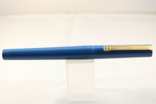 Osmiroid Easy Change Rolatip Left Hand Medium Fountain Pen,  Blue with Gold Trim 3