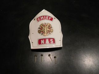 Cairns Leather Helmet Front Shield - Chief N A S - W/free Pins