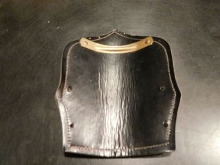 CAIRNS LEATHER HELMET FRONT SHIELD - CHIEF N A S - w/FREE PINS 6