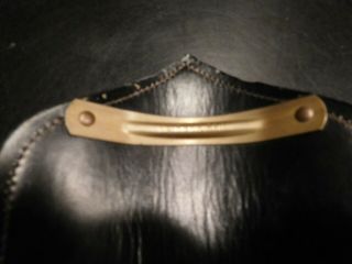 CAIRNS LEATHER HELMET FRONT SHIELD - CHIEF N A S - w/FREE PINS 7