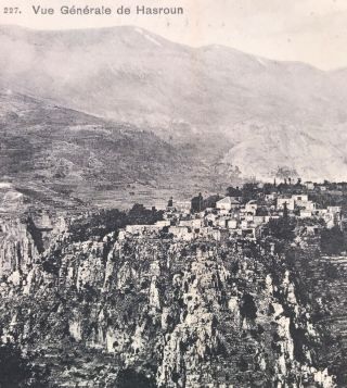Lebanon Vintage Postcard Beyrouth 1910/20s General View Of Hasroun