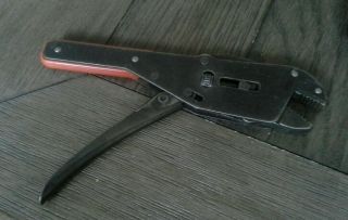 Vintage Bmc Mfg Corp.  No.  9 Locking Vise Grip Lock Jaw Pliers Adjustable Wrench