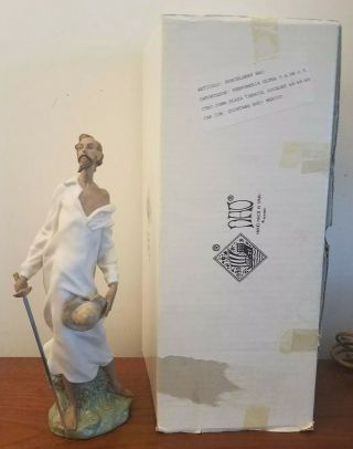 Rare Lladro (nao) Don Quixote Standing Figurine With Sword 10390