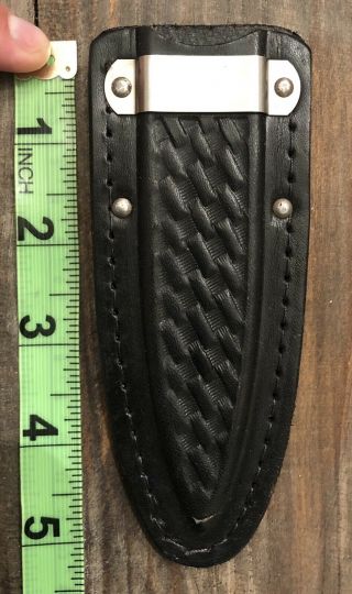 Western Usa Leather Clip Sheath For W77 Boot Knife Dagger Sheath Only