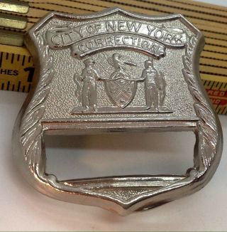 Vintage City Of York Police Hat Badge Obsolete Correction 3 Inch
