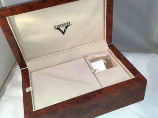Visconti Limited Edition Burlwood Lacquer Pen Display Box W/ Engraving Plate