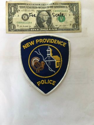 Providence Jersey Police Patch Un - Sewn In Great Shape