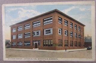 Minneapolis Minnesota S.  R.  Sikes Leather Belting Co.  Circa 1910