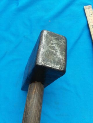 Vintage Blacksmith/Anvil/Forge Double Square Face Hammer 3