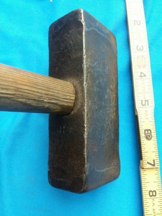 Vintage Blacksmith/Anvil/Forge Double Square Face Hammer 6
