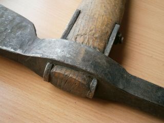 WWI WWII rare Pickaxe pick - axe pick vintage firefighters or pioneers hand tool 7