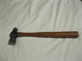 Vintage Plumb Ball Peen Hammer,  12 " Long