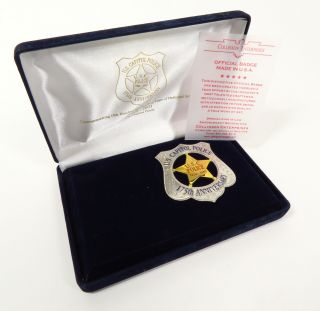 Collinson U.  S.  Capitol Police 175th Anniversary Official Badge Nations Finest