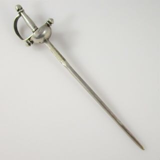 Mexico Pirate Sword Letter Opener Sterling Silver Signed 12.  9g
