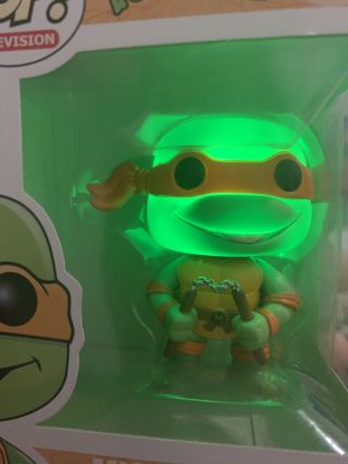 Funko Pop Custom Light Up Teenage Mutant Ninja Turtles 62 Michelangelo