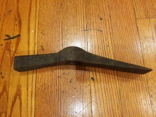 Vintage 2 Lb Mason Brick Hammer Hand Tool 1 1/8 " Face And 1 3/4 " Chisel End