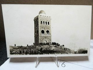 1910 Rppc Photo Postcard High Rock Tower Lynn Mass Ma