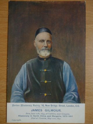 James Gilmour Missionary In China And Mongolia 1870 - 91 Died At Tientsin 1891
