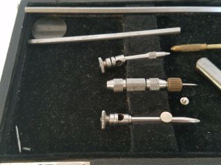 Starrett 13” Steel Rod Trammel Parts & Accessories in Case 2