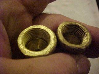 2 Matching Victorian Cornelius Era Cast Brass Gas Cock Wall Sconce Parts Ca 1890 4