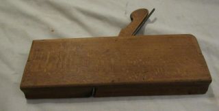 Antique wooden moulding plane snipe bill moulding plane by AMES 3