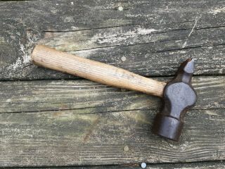 Vintage Antique Cross Peen Hammer 2lb.  Primitive