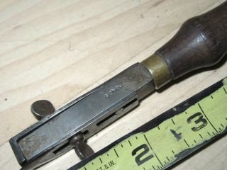 Vintage Gomph leather cutting Tool adjustable strip cutter good user tool 2