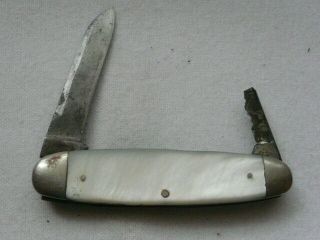Vintage - W R Case & Sons - Ca.  1905 To1914 - Mop Cigar Stockman Knife