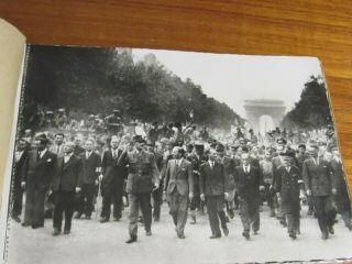 RPPC French US Army Liberation of Paris Postcard Booklet WWII 2