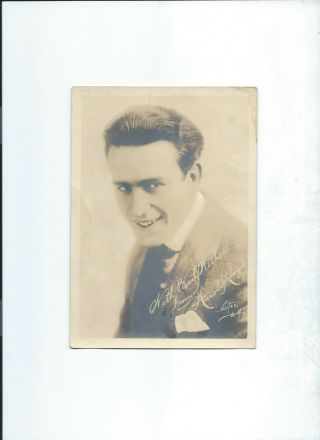 American Silent Film Actor/comedian/harold Lloyd/5 " X 7 " Witzel Photo/1920s ?