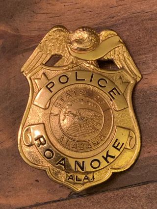 Vintage Obsolete Alabama Police Hat Badge “here We Rest”