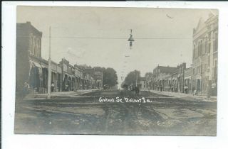 Walnut Ia Iowa Rppc Postcard Main Street Posted 1908