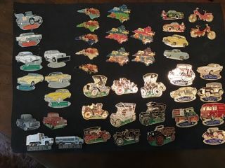 Lions Club Pins: 43 Vintage Car & Truck Pins