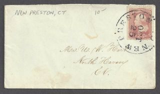 Preston,  Ct Inverted Date In A Black Cds That Ties 26 To North Haven,  Ct