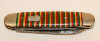 Remington Umc R555 Candy Stripe Pocket Knife