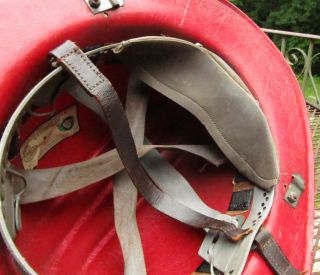 Vintage Bullard Hard Boiled Fiberglass Fireman Helmet Size 6 - 1/2 – 7 - 5/8,  1970s 8