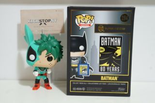 Batman w/ SDCC 2019 Bag Funko POP Heroes 284 Limited Edition Exclusive 5