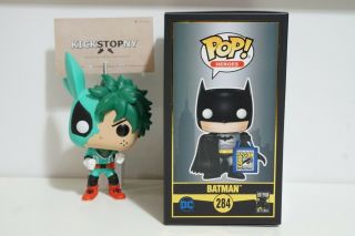 Batman w/ SDCC 2019 Bag Funko POP Heroes 284 Limited Edition Exclusive 6