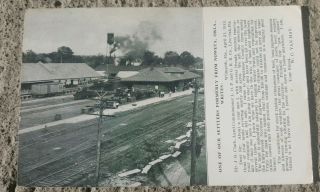 Live Oak Perry & Gulf Railroad Land Dept Promotional Postcard Florida Depot Imag