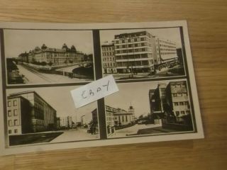 Lovely Old Real Photo Postcard Of Bratislava In Slovakia Showing 4 Views