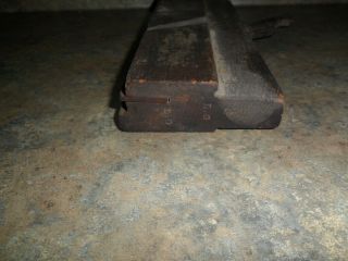 Antique Early Wood Molding Plane Union Factory H Chapin 123 3 / 4 3