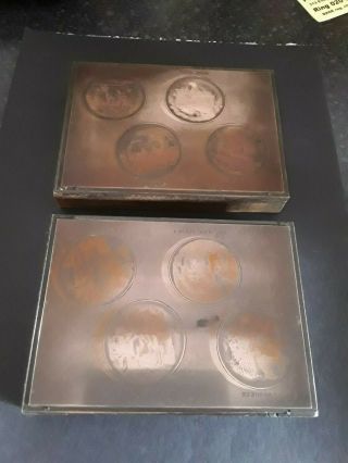 Antique/vintage Copper Negative Photographic Plates