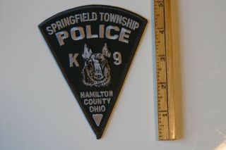 Oh: Springfield Township Police K - 9