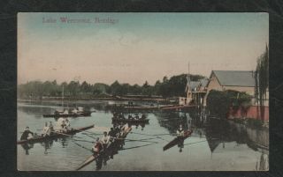 S959) Postcard Of Lake Weeroona,  Bendigo,  Victoria,  Australia In 1910